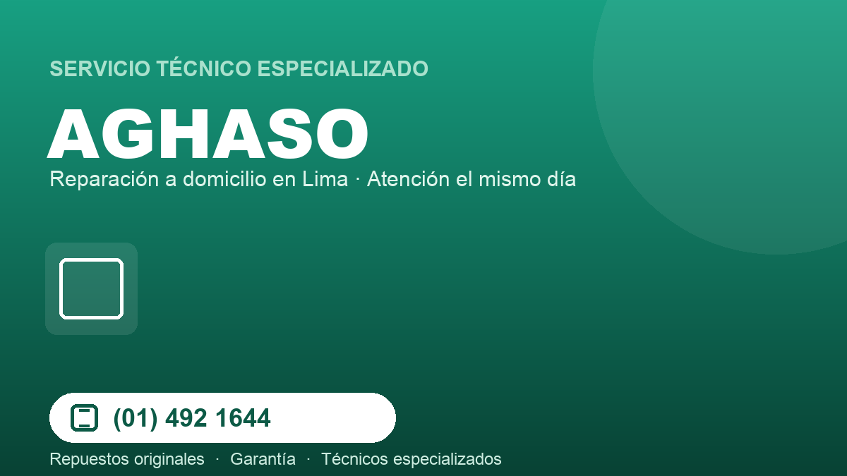 Servicio técnico Aghaso