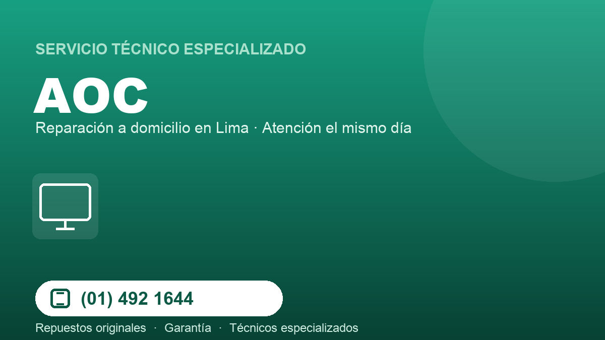 Servicio técnico AOC