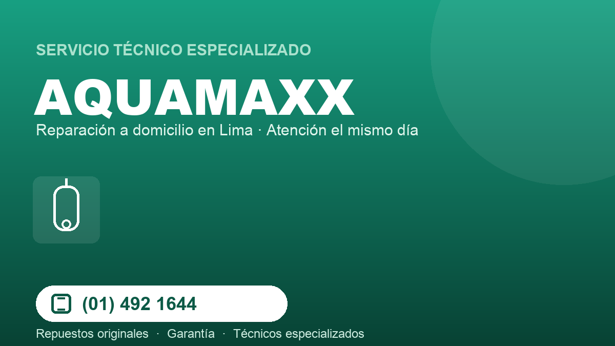 Servicio técnico Aquamaxx