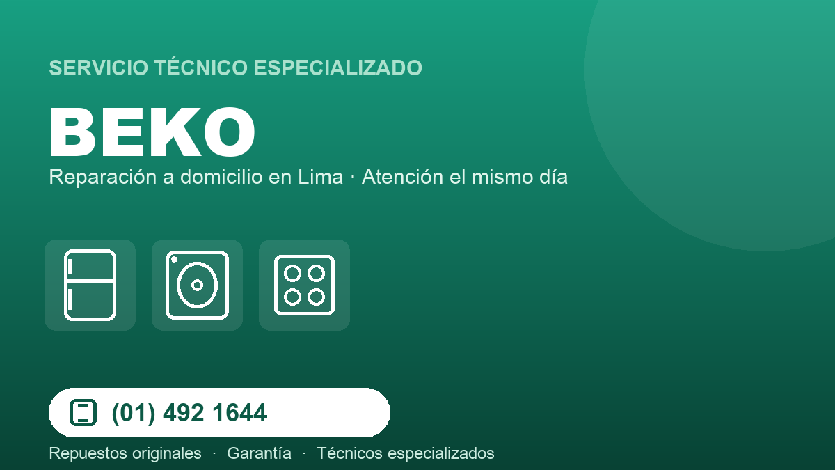 Servicio técnico Beko