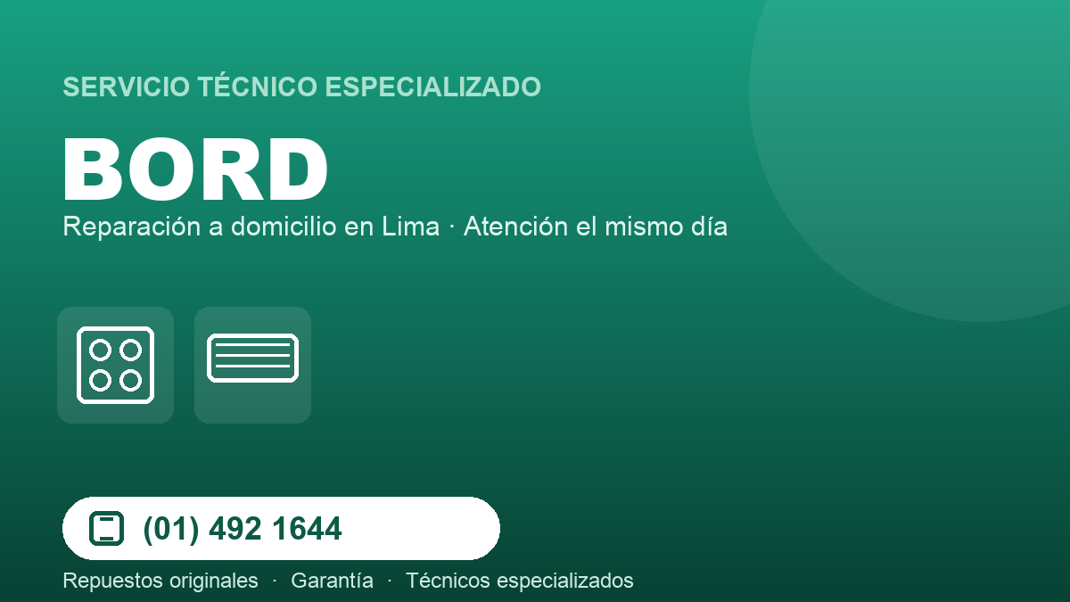 Servicio técnico Bord