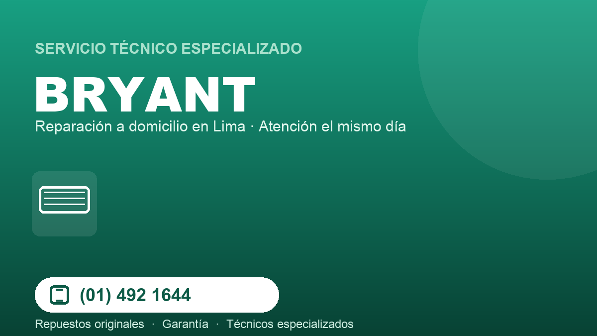 Servicio técnico Bryant