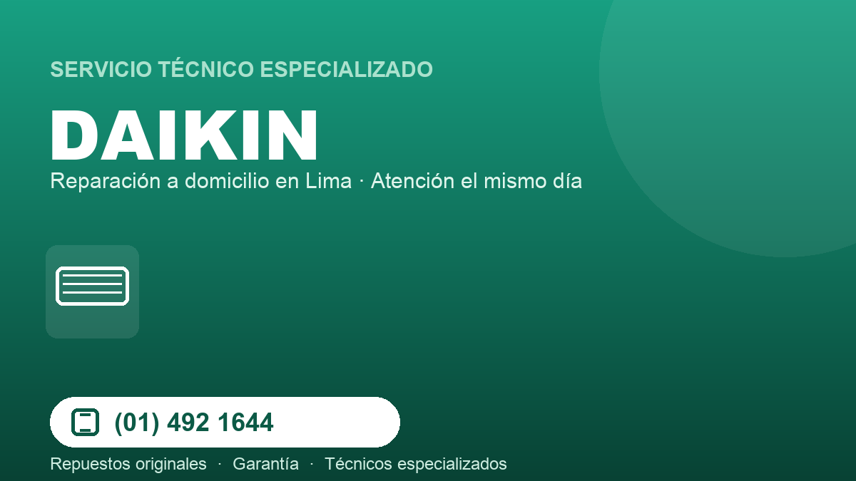 Servicio técnico Daikin