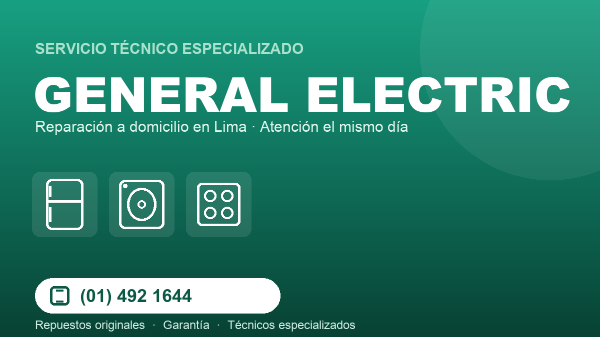 Servicio técnico General Electric
