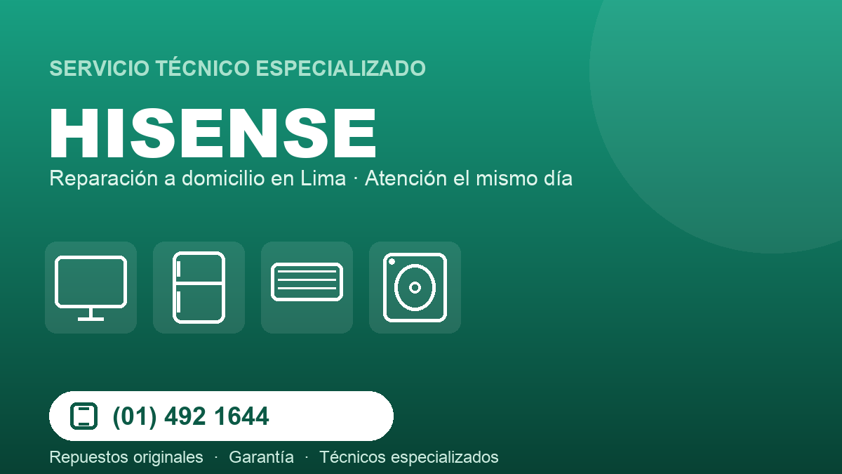 Servicio técnico Hisense