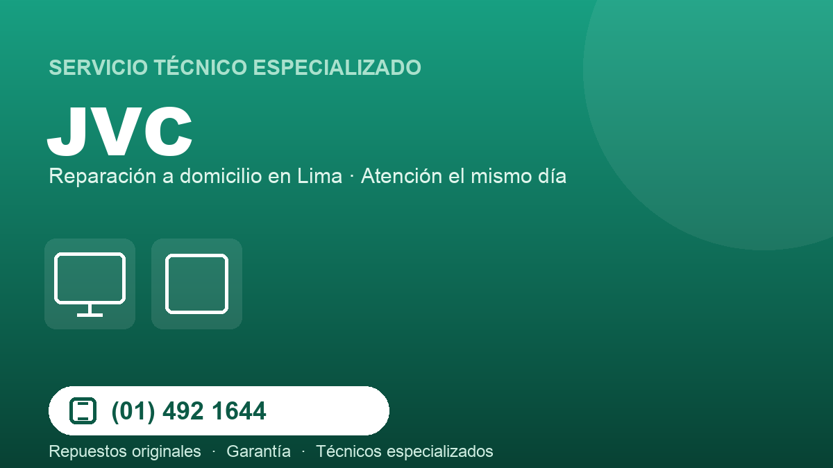 Servicio técnico JVC