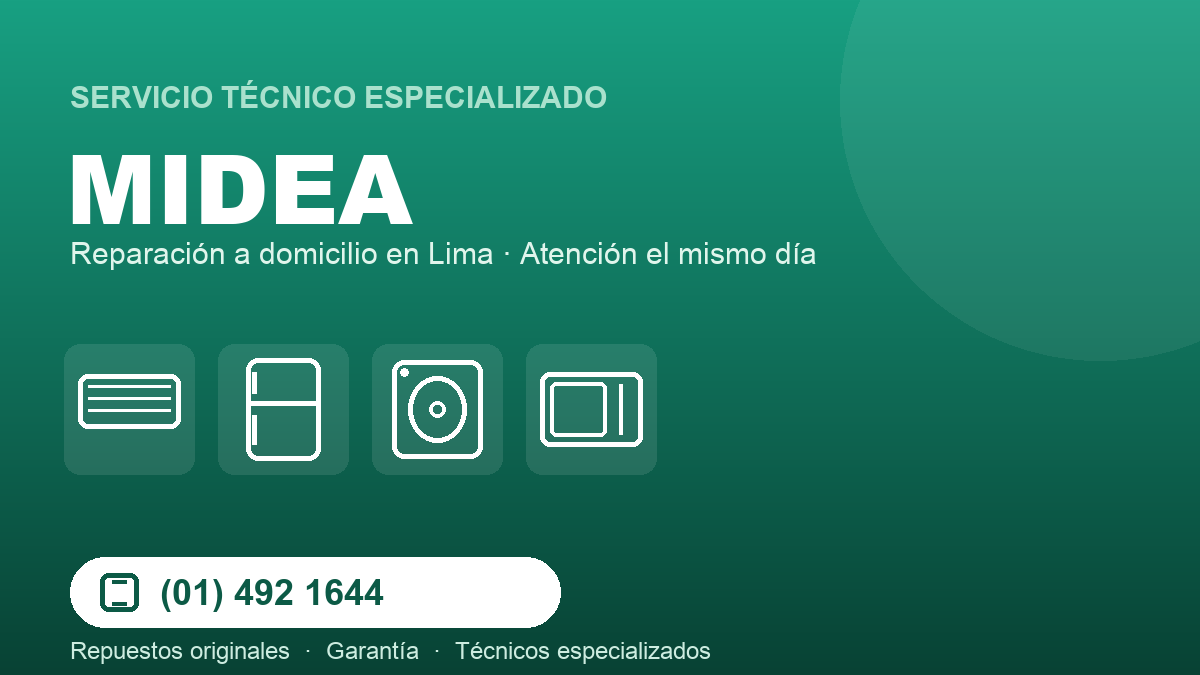 Servicio técnico Midea