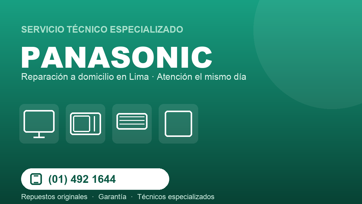 Servicio técnico Panasonic