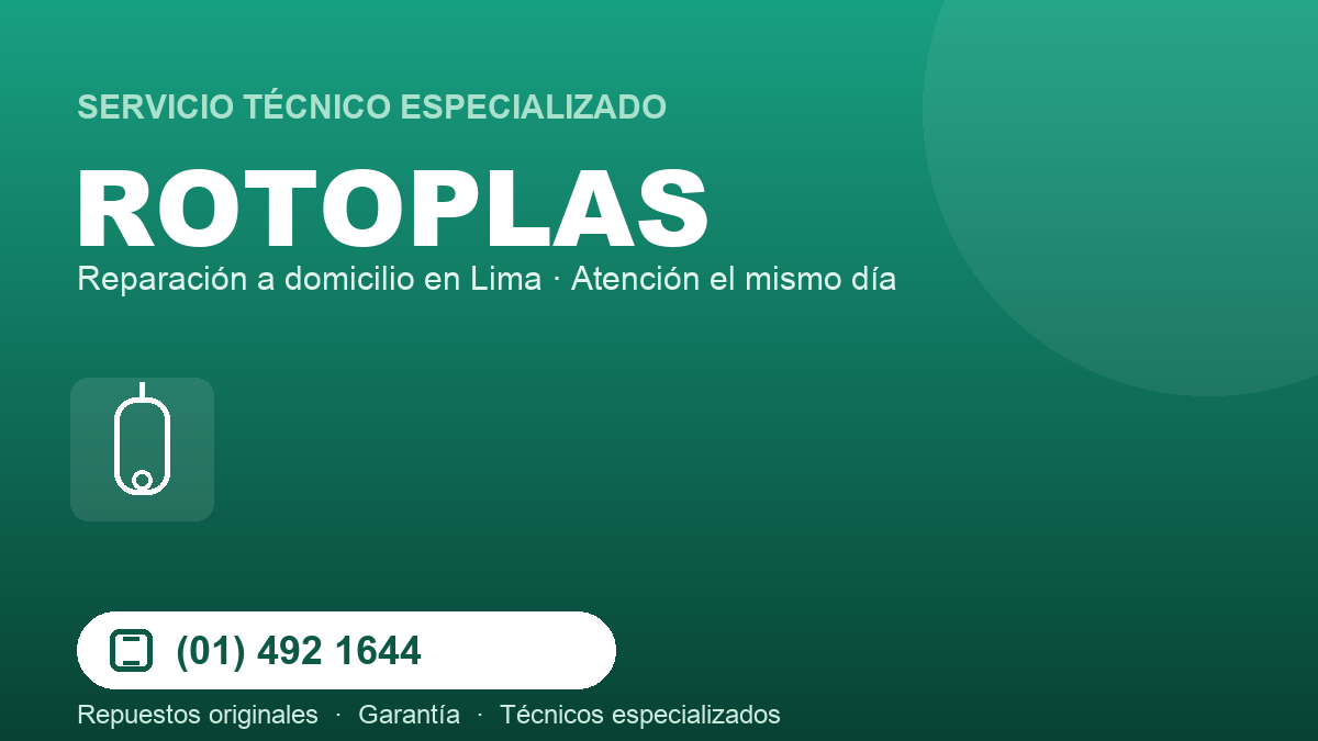 Servicio técnico Rotoplas