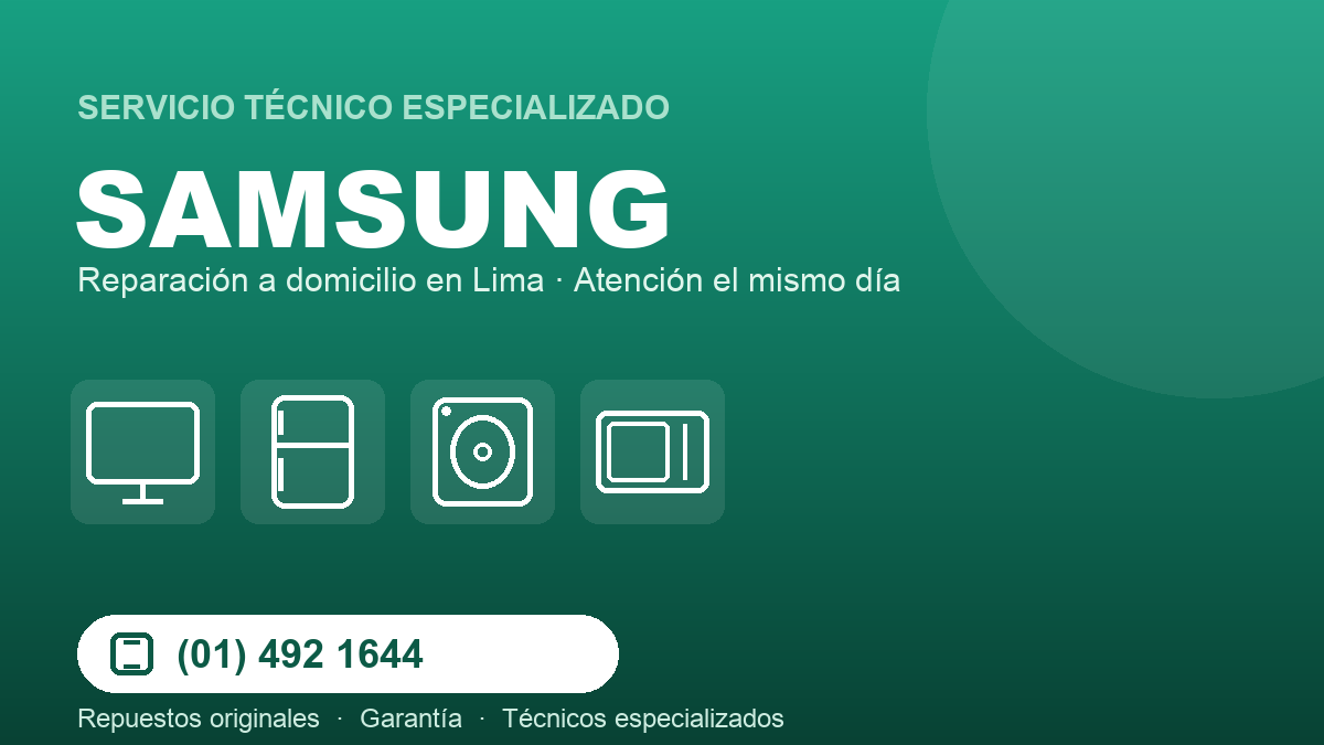 Servicio técnico Samsung