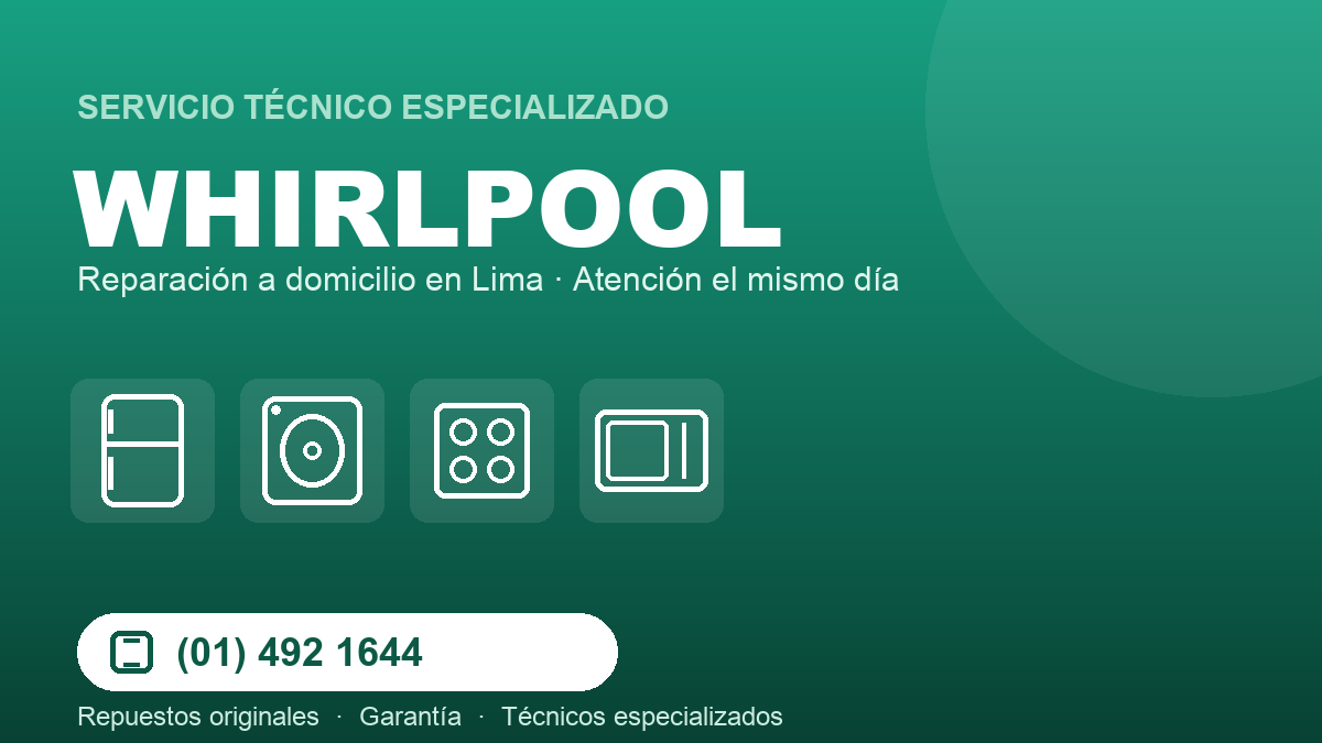 Servicio técnico Whirlpool